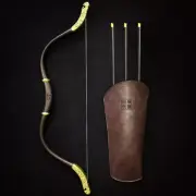 ABS 22" Kids Traditional Bow Archery and Arrows Toys Set Classical Recurve Bow