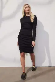 DECJUBA Nima Rib Midi Dress Size S New With Tags RRP $99.95 #4308