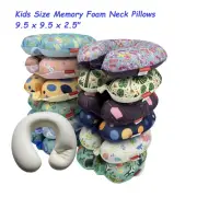 Bookishbunny Kids Memory Foam Neck Head Support Pillow Travel Car Airplane Home