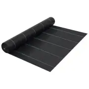 Weed and Root Control Mat Black 2x150 m PP Garden Landscape Fabric Ground 13069