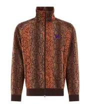 Zippered casual jacket XL Brown
