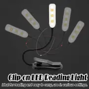 Usb Rechargeable Reading Light 3-level 7 Led Lamp Warm White 3000k DC5V Working