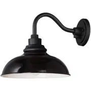 Maxim Lighting 35114GBBK Granville Outdoor Wall Light Gloss Black/Black
