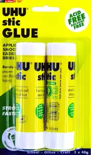 Solvent-Free Glue Stic 40G – Card of 2, (33-40577)