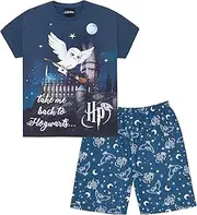 [Harry Potter] Ladies Pyjamas Hedwig Take Me Back to Hogwarts Short Pyjama Set