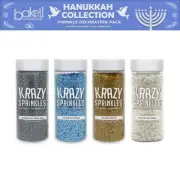 Hanukkah Krazy Sprinkles Combo Pack B (4 PC SET)
