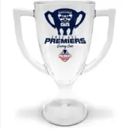 126934 GEELONG CATS 2022 AFL PREMIERS 400ML PREMIERSHIP TROPHY GLASS