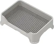 Fzaqwen Pet Toilet Cleaning Tool for Dogs, Non Slip Potty Tray for Small and Medium Breeds, Gray B