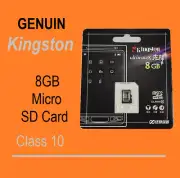 New GENUINE Kingston 8GB Class10 SDHC Mirco SD TF Card