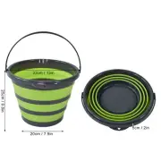 Collapsible Bucket Folding Portable Handheld Water Basin Container HD Hot Hot