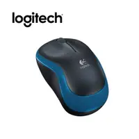 在飛比找墊腳石優惠-羅技Logitech M185 無線滑鼠- 黑藍色