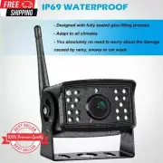 Wireless AHD Digital Backup Rear view Camera Metal For Truck Trailer Bus Caravan