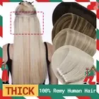 CLEARANCE Tape In Russian 100% Remy Human Hair Extensions Blonde Skin Weft 24"