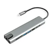 8 in 1 USB-C Type C HD Output 4K HDMI USB 3.0 HUB Adapter For MacBook iPad Pro
