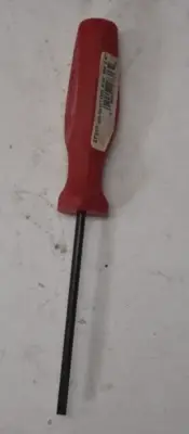 Mayhew Slotted Screwdriver 3/16" Round 4" x 8" OAL Red Handle Flat Head