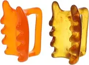 Neck Shoulder Back Massager Set 2 Beeswax Resin Tools for Pressure Relief Guasha Random Color