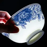 在飛比找樂天市場購物網優惠-餐具吃飯碗單個家用景德鎮陶瓷碗套裝陶瓷個性中國風碗高腳面碗