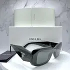 PRADA Sunglasses New Black Acetate PR 17WS Symbole Logo 100% Authentic Italy