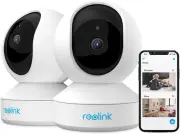 Home Security Camera System, 3MP HD Plug-in Indoor WiFi Pan Tilt Pet Camera, ...