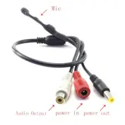 Spy Hidden Mini Audio CCTV Microphone MIC DC 15V DVR Security SYSTE-*-