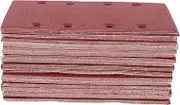 100pcs Sanding Discs for Grinder Drywall Sandpaper Sanding Paper for Metal Craft Drywall Sandpaper Rectangular Square Flocked Shaped Sandpapers