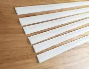 Dollhouse Miniatures Baseboard Trim White Molding 5/8" tall x 17 3/4" 1:12 Scale