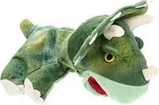 Plush Dinosaur Hand Puppet Interactive for Adorable Soft Plush Puppet for Parent Storytelling and and Safe Material
