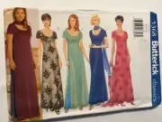 Butterick Sewing Pattern-#5368 Misses' CLassics-Size 6-10 Evening length dress
