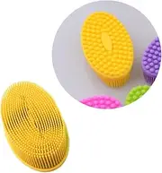 PLAFOPE Bathroom Scrubber Silicone Shower Brush Scalp Massager Baby Bathing Brush