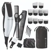 23pc Remington High Precision Mens Haircut Kit w/Scissors Hair Clipper/Trimmer