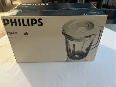 Blender Philips HR1744 Cucina Blender 1.5 L Tabletop Blender White Rare Vintage
