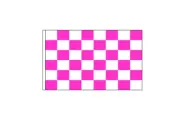 NEW Pink and White Checker Replacement Flag ATV Bicycle Rhino UTV