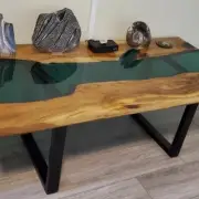 Luxury Epoxy Table, Resin Table, Wooden Table Home Office Decor Epoxy Furniture