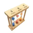 Hourglass Sand Clock Timer 3/5/7Mins Sandglass Timer Kitchen Games Timer