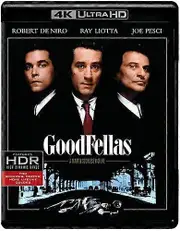 Warner Home Video Goodfellas [ULTRA HD BLU-RAY REGION: A USA] 4K Mastering, UV/HD Digital Copy, 2 Pack USA import