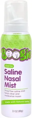 Boogie Baby Saline Nasal Spray Mist, Allergy Relief, Nasal Decongestant, FSA/HSA