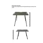 Folding Table Legs Height Adjustable Aluminum Alloy DIY Folding Desk Legs EOB