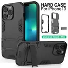 Slim Shockproof Protective Cover Hard Back for iPhone 13/Mini/Pro/Max Armor Case