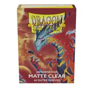 Dragon Shield - Matte Clear Outer Sleeves - Japanese (60)