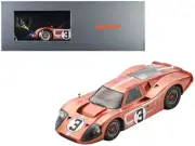 1967 Ford GT40 MK IV #3 Mario Andretti Lucien Bianchi 1/18 Model Car w/ Displ...