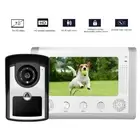 7inch Wired Waterproof Video Intercom Doorbell IR Camera Monitor Door Phone BUU