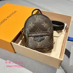 二手 LV 手腕包 LOUIS VUITTON 經典老花包 超迷你雙肩包 鑰匙包 首飾包 M6563A 現貨免運