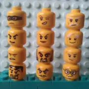 LEGO minifigure HEADS city police girl cmf modular ninjago A24 crooks bandits