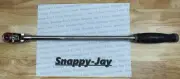 Snap-on Tools 3/8" DARK TITANIUM XTRA-LONG Quick Release FLEX Ratchet FHRLLF80