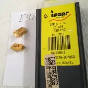 10 NEW ISCAR GFR 6-4D CARBIDE INSERTS GRADE: IC656 FACTORY PACKED (E91)