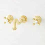 Signature Hardware 911575 Ballantine 1.2 GPM Wall Mounted Widespread Bathroom Fa