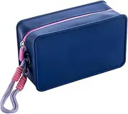 [Generico] Silicone Makeup Bag, Travel Cosmetic Pouch, Portable Makeup Pouch, Zipper Makeup Bag, Silicone Cosmetic Bag Travel Pouch For Women For Cosmetics, Weekend, Beach Trips, Travel, School, Everyday Use,