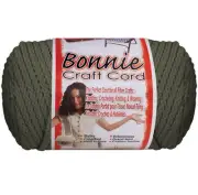 Bonnie Macrame Craft Cord 4mmX100yd-Smoke Gray, BB4100-151