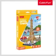 31pc CubicFun Eiffel Tower 3D Puzzle Kids/Children Interactive Building Toy 5y+
