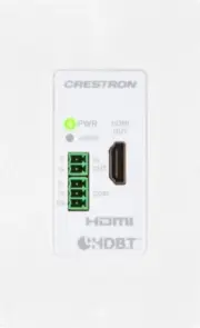 Crestron Wall Plate 4K DigitalMedia 8G+® Receiver & Rm Controller 100, White